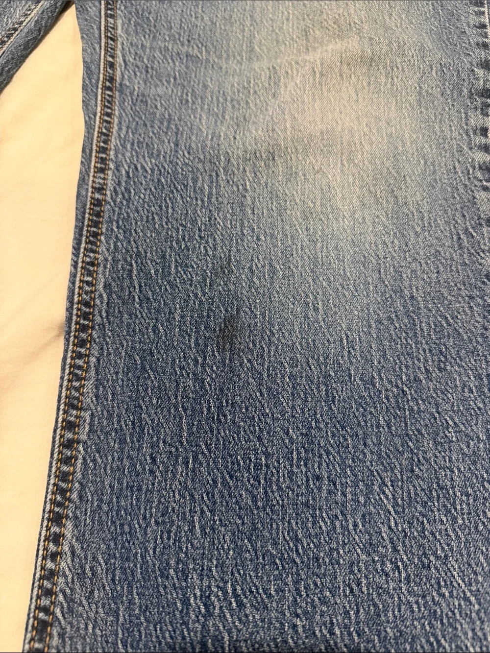 Levi's Men's Faded Blue Straight Jeans